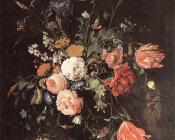 Vase of Flowers - 让·达维德兹·德·希姆